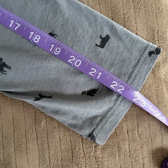 Life Is Good Light Gray V-Neck Shirt Dog Prints - Picture 8 of 11